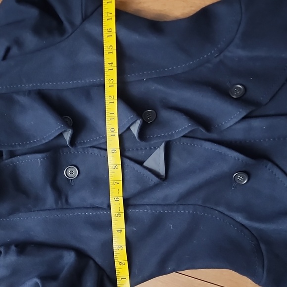 BCBGMaxAzria Navy Pea Coat - Picture 11 of 12